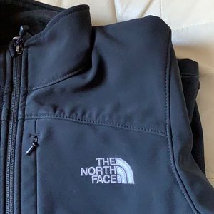 Black North face Zip-Up Jacket